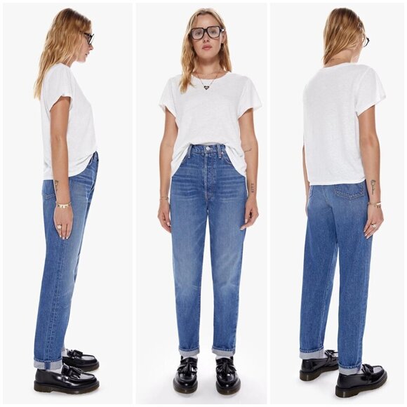 💕MOTHER💕 The Tune Up Hover Cuff Jean ~ Hit The Ground Running 31 NWT - Picture 1 of 16